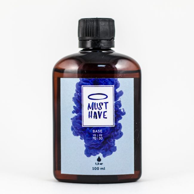 Основа MUST HAVE 70/30 1.5mg 100ml Основа MUST HAVE 70/30 1.5mg 100ml