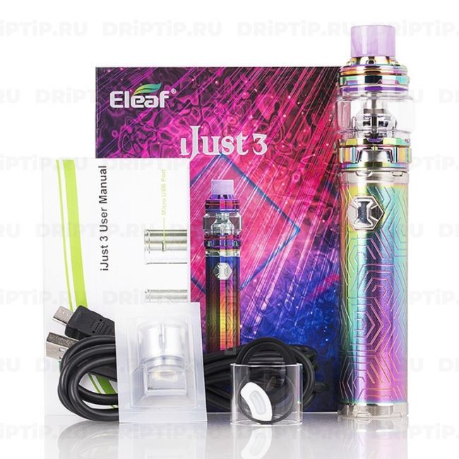 Электронная сигарета Eleaf iJust 3 с атомайзером ELLO Duro Электронная сигарета Eleaf iJust 3 с атомайзером ELLO Duro