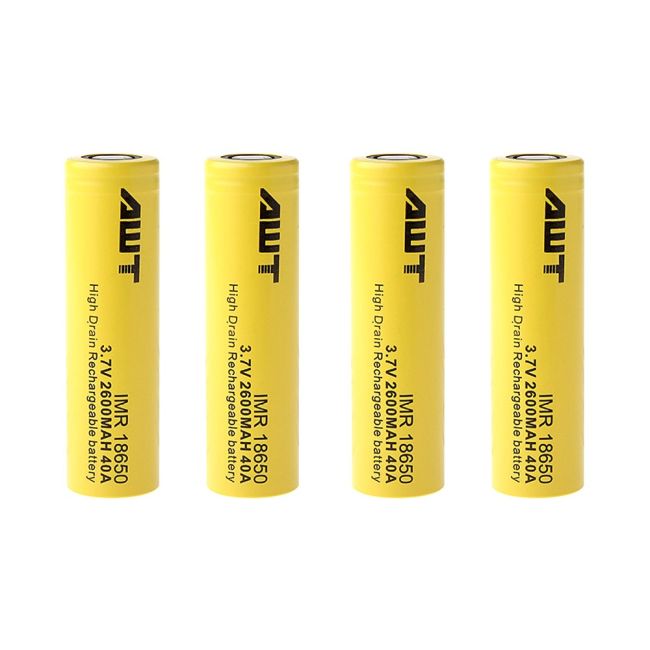 Аккумулятор AWT IMR 18650 40A 2600mah Аккумулятор AWT IMR 18650 40A 2600mah