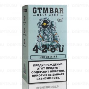 Gtm Bar Halo 4200 - Lemon Mint Gtm Bar Halo 4200 - Lemon Mint