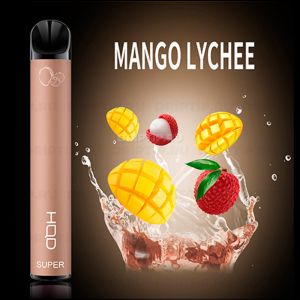 Одноразовая электронная сигарета HQD Super - Манго Личи Одноразовая электронная сигарета HQD Super - Манго Личи