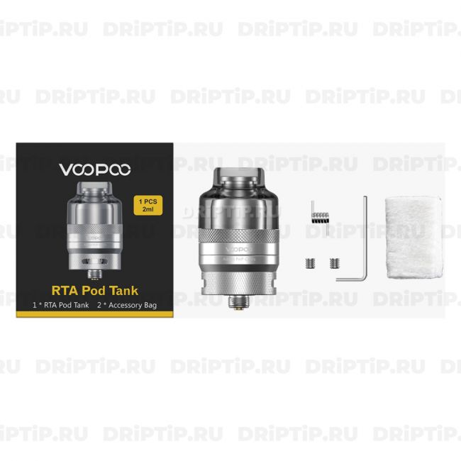 Voopoo PnP RTA Pod Tank - обслуживаемый бак Voopoo PnP RTA Pod Tank - обслуживаемый бак