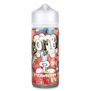 BOMB! Liquid Strawberry 0mg 120ml + никобустер BOMB! Liquid Strawberry 0mg 120ml + никобустер