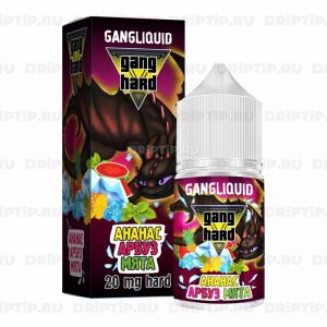 Gang Hard Salt - Ананас Арбуз Мята Gang Hard Salt - Ананас Арбуз Мята