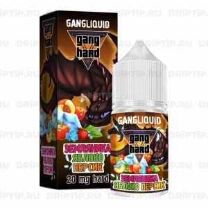 Gang Hard Salt - Земляника Яблоко Персик Gang Hard Salt - Земляника Яблоко Персик