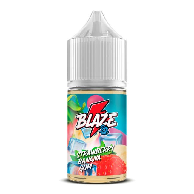 Жидкость Blaze On Ice Salt - Strawberry Banana Gum Жидкость Blaze On Ice Salt - Strawberry Banana Gum