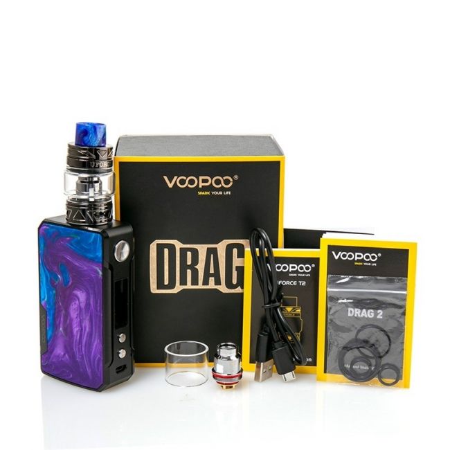 VOOPOO Drag 2 Kit 177W с баком Uforce T2 VOOPOO Drag 2 Kit 177W с баком Uforce T2