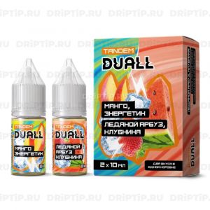 Duall Tandem Salt - Манго Энергетик и Ледяной Арбуз Клубника Duall Tandem Salt - Манго Энергетик и Ледяной Арбуз Клубника