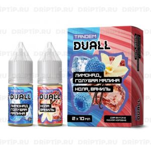 Duall Tandem Salt - Лимонад Голубая Малина и Кола Ваниль Duall Tandem Salt - Лимонад Голубая Малина и Кола Ваниль