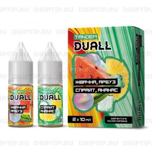 Duall Tandem Salt - Спрайт Ананас и Жвачка Арбуз Duall Tandem Salt - Спрайт Ананас и Жвачка Арбуз