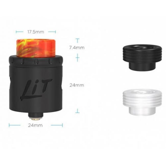 Lit RDA (клон) черный 24mm Lit RDA (клон) черный 24mm