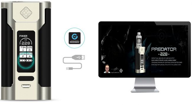 Wismec Predator 228 + Elabo Kit Wismec Predator 228 + Elabo Kit