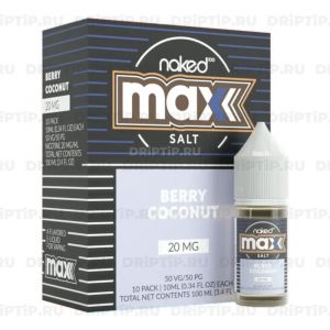 Naked 100 Max Salt - Berry Coconut Naked 100 Max Salt - Berry Coconut