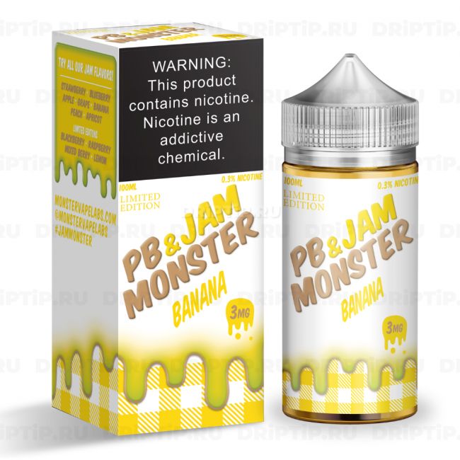 Жидкость Jam Monster - PB & Banana 