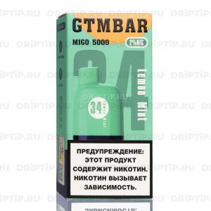 GTM BAR Migo 5000 - Lemon Mint GTM BAR Migo 5000 - Lemon Mint