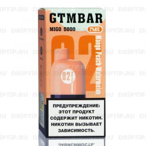 GTM BAR Migo 5000 - Mango Peach Watermelon GTM BAR Migo 5000 - Mango Peach Watermelon