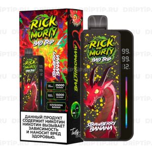 Rick and Morty Bad Trip 25000 - Клубника Банан Rick and Morty Bad Trip 25000 - Клубника Банан
