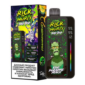 Rick and Morty Bad Trip 25000 - Киви Ананас Персик Rick and Morty Bad Trip 25000 - Киви Ананас Персик