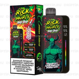 Rick and Morty Bad Trip 25000 - Клубника Арбуз Жвачка Rick and Morty Bad Trip 25000 - Клубника Арбуз Жвачка