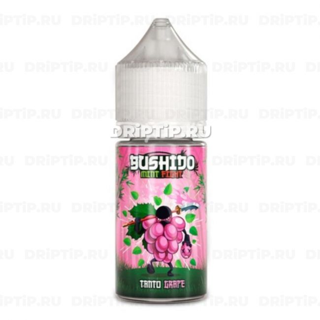 Жидкость Bushido Mint Fight Salt - Tanto Grape 