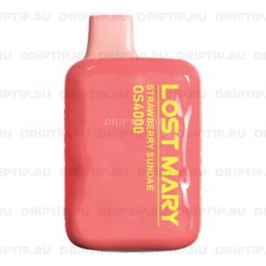 Lost Mary OS4000 - Мороженое С Клубничным Джемом Lost Mary OS4000 - Мороженое С Клубничным Джемом