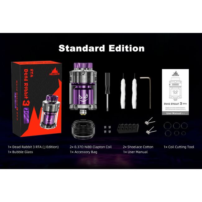 Hellvape Dead Rabbit 3 RTA (J Edition) - обслуживаемый бак