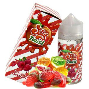 JELLY TWIST Peach+Raspberry 3mg 100ml JELLY TWIST Peach+Raspberry 3mg 100ml