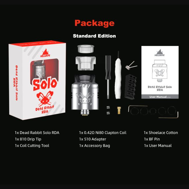 Hellvape Dead Rabbit Solo RDA Hellvape Dead Rabbit Solo RDA