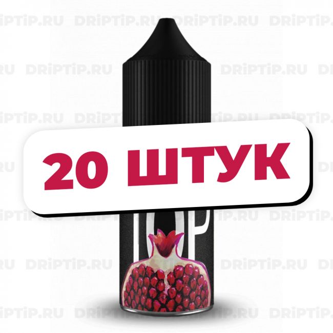 Жидкость Top Salt - Гранат Ментол (20 штук / упаковка) 