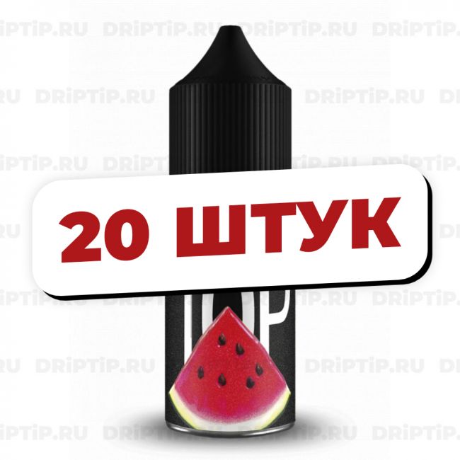 Жидкость Top Salt - Арбуз Ментол (20 штук / упаковка) 