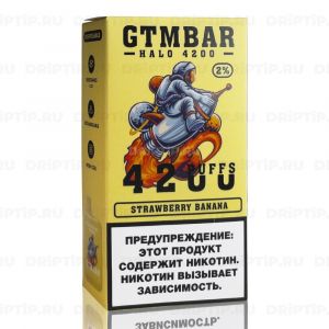 Gtm Bar Halo 4200 - Strawberry Banana Gtm Bar Halo 4200 - Strawberry Banana