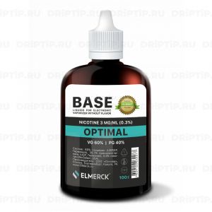 Основа ElMerck Optimal Premium 60/40 100ml Основа ElMerck Optimal Premium 60/40 100ml