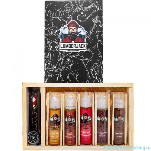 LUMBERJACK Подарочный набор 5шт. по 60мл, 3mg, койл, вата LUMBERJACK Подарочный набор 5шт. по 60мл, 3mg, койл, вата