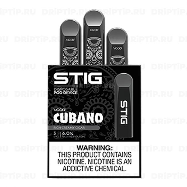 Одноразовая Pod-стистема Cubano - Stig Pod