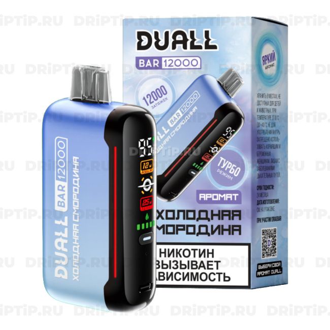 Duall Bar 12000 - Холодная Смородина