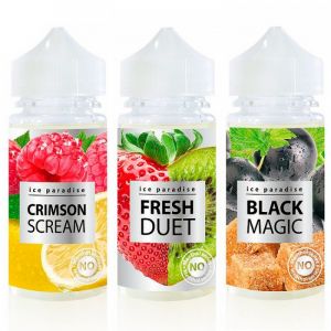 Ice Paradise - Black & Red 0mg 100ml (no menthol) Ice Paradise - Black & Red 0mg 100ml (no menthol)