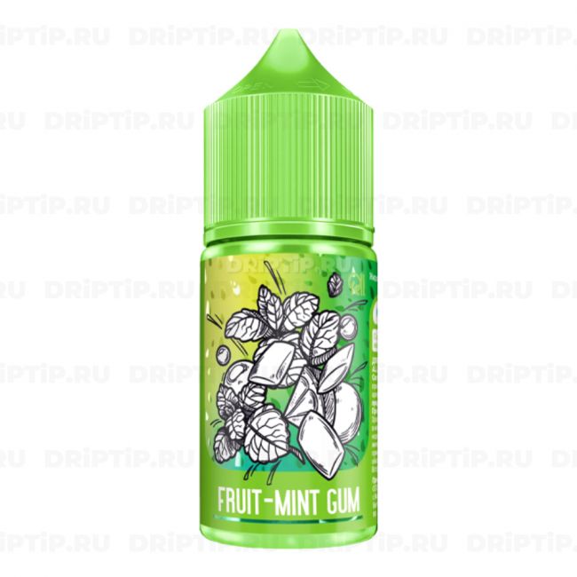 Жидкость Rell Green Salt - Fruit Mint Gum 