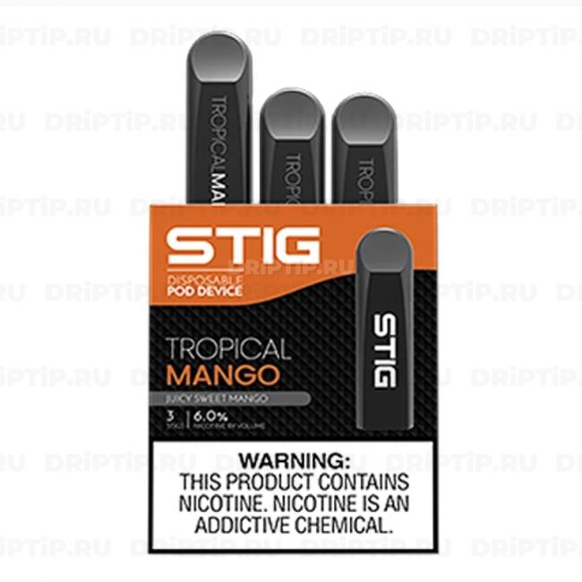 Одноразовая Pod-стистема Tropical Mango - Stig Pod
