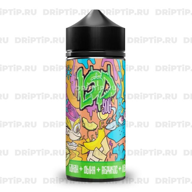 Жидкость LSD - Банан + Дыня + Абрикос + Лед 