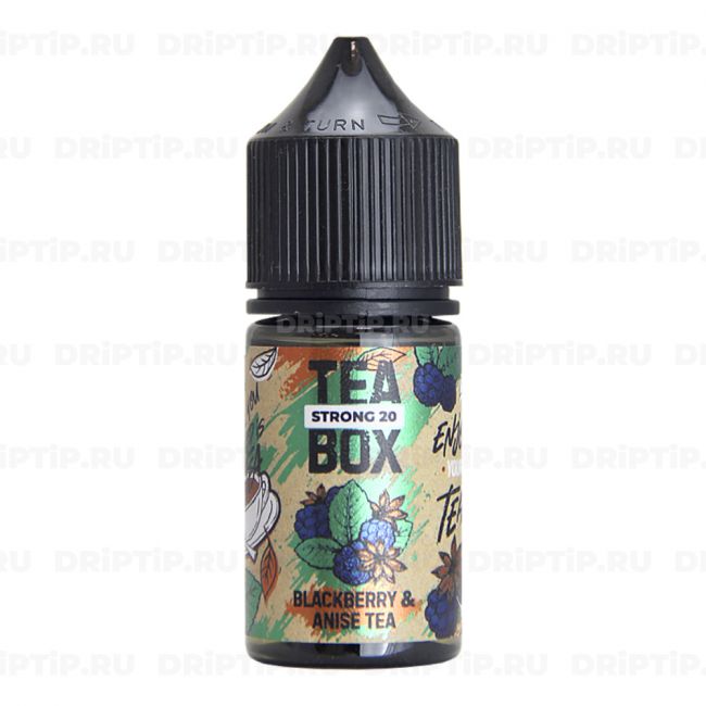 Жидкость Tea Box Salt - Blackberry and Anise 