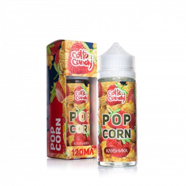 POPCORN Клубника 120ml (+никобустер)
