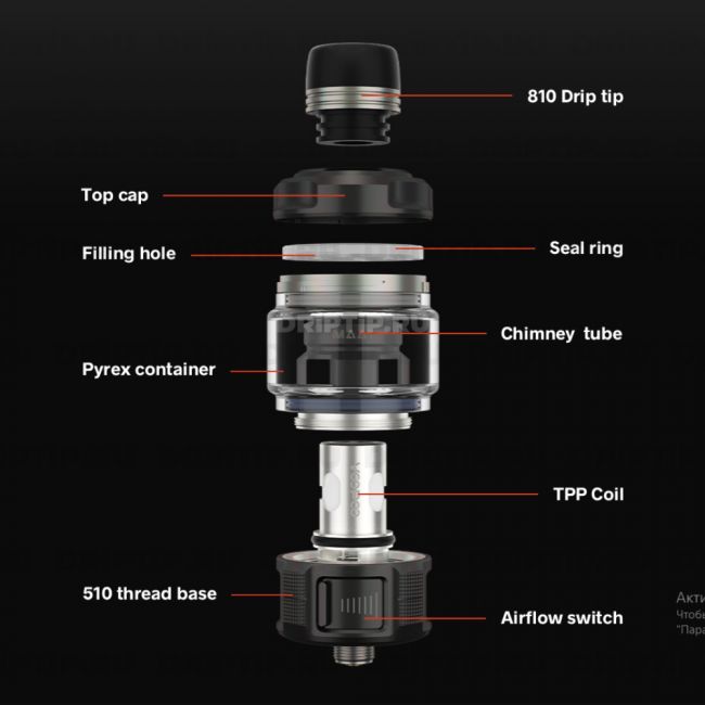 Voopoo MAAT Tank New - обслуживаемый бак Voopoo MAAT Tank New - обслуживаемый бак