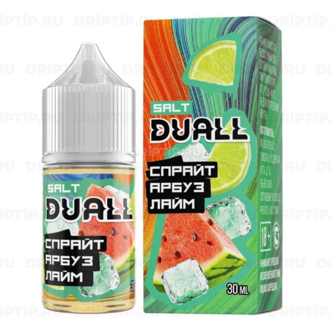 Жидкость Duall Salt - Спрайт Арбуз Лайм 