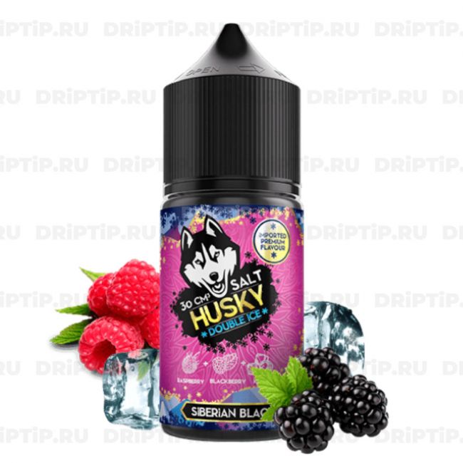 Жидкость Husky Import Double Ice Salt - Siberian Black 