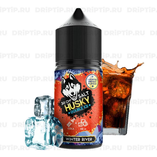Жидкость Husky Import Double Ice Salt - Winter River 