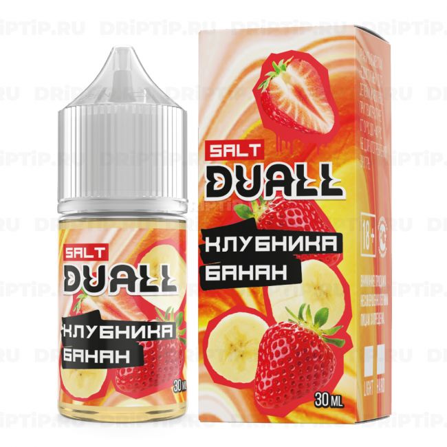Жидкость Duall Salt - Клубника Банан 