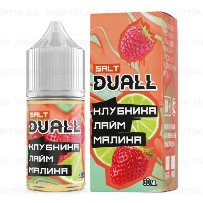 Жидкость Duall Salt - Клубника Лайм Малина 