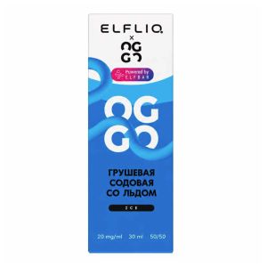 ElfLiq X Oggo Ice Salt - Грушевая Содовая со льдом ElfLiq X Oggo Ice Salt - Грушевая Содовая со льдом