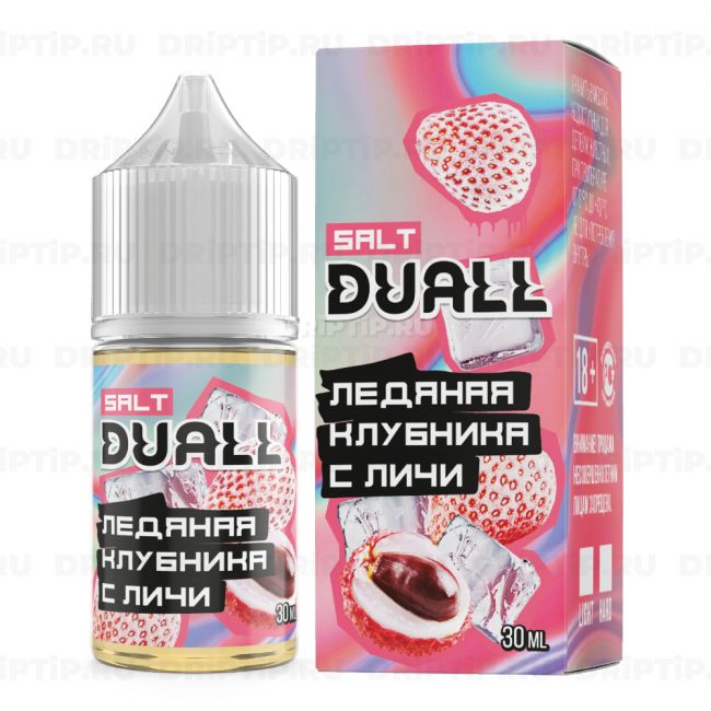 Жидкость Duall Salt - Ледяная Клубника с Личи 
