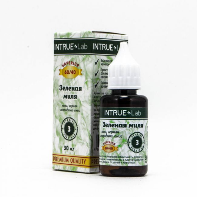 INTRUE Lab VAPERIOR Зеленая миля 60/40